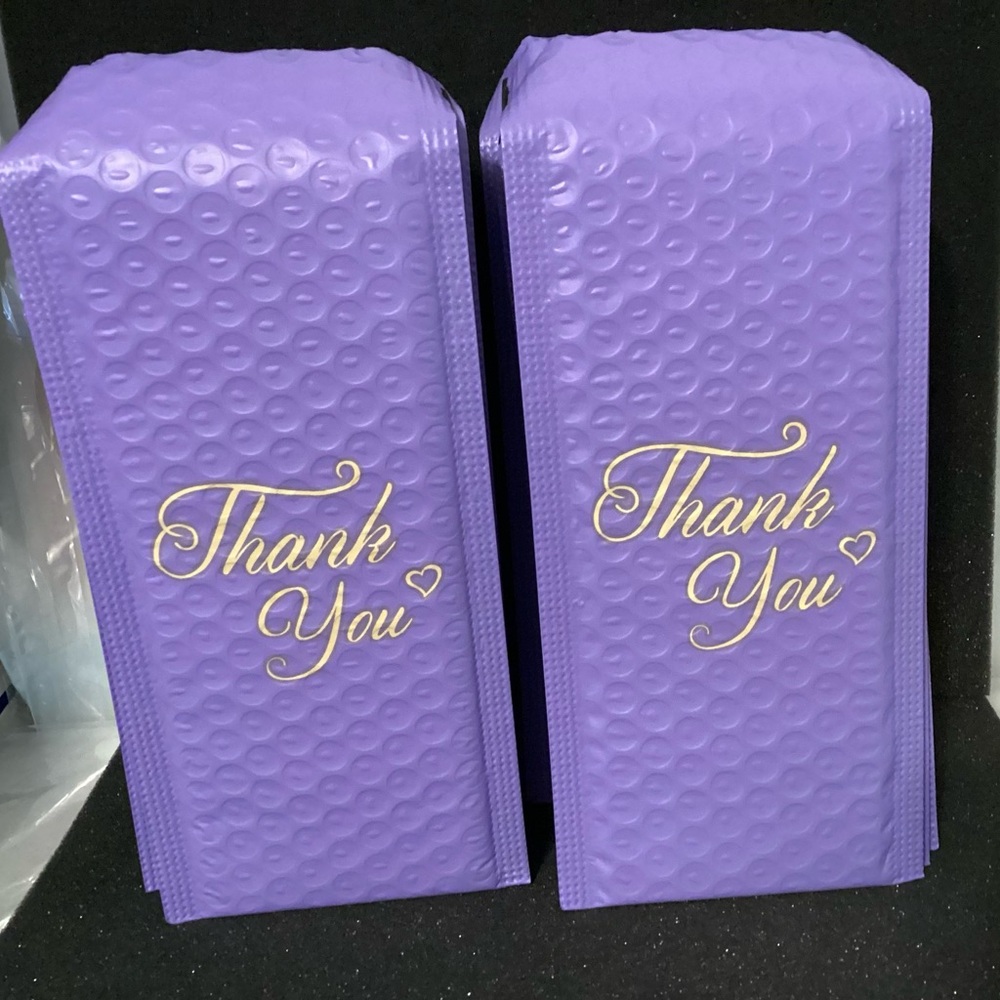 THANK YOU Bubble Mailers X 20, Purple 8x4